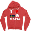 new swedish house mafia Zipper Hoodie