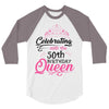 celebrating with the 70th birthday king t shirts 3/4 Sleeve Shirt