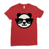 cool panda Ladies Fitted T-Shirt