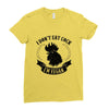 I Don't Eat Cock I'm Vegan Ladies Fitted T-Shirt