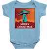 i want to believe santa parody Baby Bodysuit