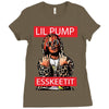 lil pump  eskeetit Ladies Fitted T-Shirt