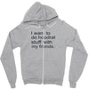 hoodrat stuff with my friends Zipper Hoodie