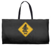 big foot xing big foot crossing sasquatch Weekender Totes