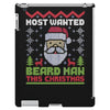 most wanted beard man this christmas iPad 3 and 4 Case