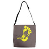 bigfoot gone Adjustable Strap Totes