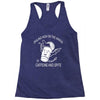 caffeine and spite Racerback Tank