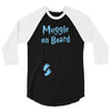 Muggle On Board Blue 3/4 Sleeve Shirt