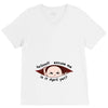 April Peeking Out Asian Baby Boy V-Neck Tee
