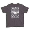 funny ugly christmas smiley emoticon Youth Tee
