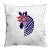 zebrah Throw Pillow