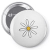 flower Pin-back button