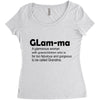 glam ma Women's Triblend Scoop T-shirt