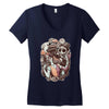 nightmare de los muertos Women's V-Neck T-Shirt