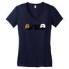 i like big buns bunny love Women's V-Neck T-Shirt