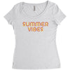 Summer Vibes Women's Triblend Scoop T-shirt