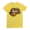 sexy lip biting Ladies Fitted T-Shirt