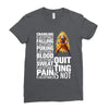 super saiyan quitting is not Ladies Fitted T-Shirt