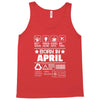 Born In April Tank Top