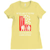 if the land of the free Ladies Fitted T-Shirt