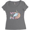 Forever Unicorn Women's Triblend Scoop T-shirt