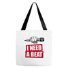 need a beat Tote Bags
