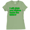 i will drink you bitches under the table Ladies Fitted T-Shirt
