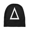 prism a triangle design graphic baseball jersey Baby Beanies