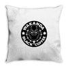 wakanda black coffee Throw Pillow