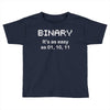 binary geek t shirt 2xl code funny pixels nerdy cpu linux programmer n Toddler T-shirt
