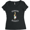 Drinking Buddies Women's Triblend Scoop T-shirt