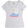 we the people Women's Triblend Scoop T-shirt