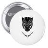 black panther minimalist Pin-back button