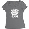 sloth's gym Women's Triblend Scoop T-shirt