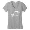 trek wars womens funny Women's V-Neck T-Shirt