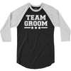 team groom mens stag 3/4 Sleeve Shirt
