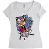 space monkey Women's Triblend Scoop T-shirt