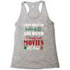 i just want to bake stuff and watch christmas movies all day Racerback Tank