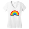 Peace &amp; Love Women's V-Neck T-Shirt
