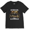 october girl is a perfect combination of princess and warrior V-Neck Tee