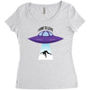 i want to leave Women's Triblend Scoop T-shirt