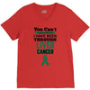 you can't scare or beat me i have been through liver cancer V-Neck Tee