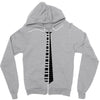 piano tie Zipper Hoodie