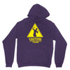 caution shapes being thrown printed Unisex Hoodie
