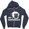 98% chimpanzee Zipper Hoodie