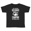 beer drinker camping!! Toddler T-shirt