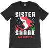 sister shark doo doo doo family matching T-Shirt