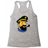 captain haddock tintin cartoon comic Racerback Tank
