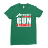 just one more gun i promise Ladies Fitted T-Shirt