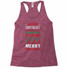 merry corruption of a pagan holiday Racerback Tank